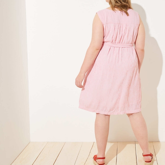 Loft Tie Waist Shirtdress - Picture 2 of 6